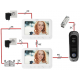 ZESTAW WIDEODOMOFONOWY SETAR VIRONE VDP-68/W + MONITOR